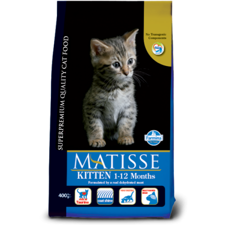 Matisse Kitten, корм для котят, беременных и кормящих кошек 400гр 