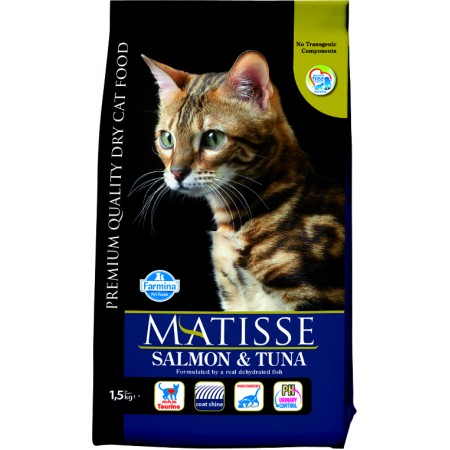 MATISSE SALMON & TUNA, 10кг корм для взрослых кошек