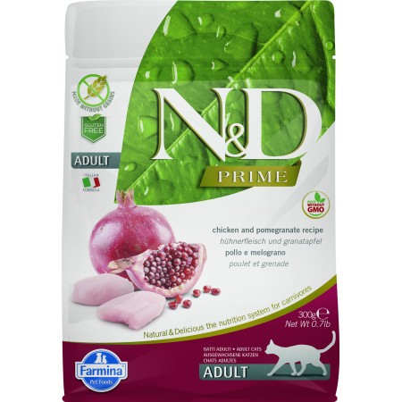 N&D CAT PRIME CHICKEN & POMEGRANATE ADULT 1,5 кг