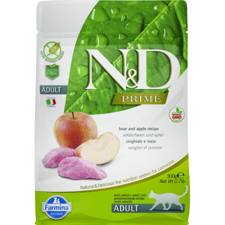 N&D CAT PRIME BOAR AND APPLE ADULT 5 кг