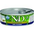 N&D CAT PRIME LAMB AND BLUEBERRY WET FOOD, 80 гр 