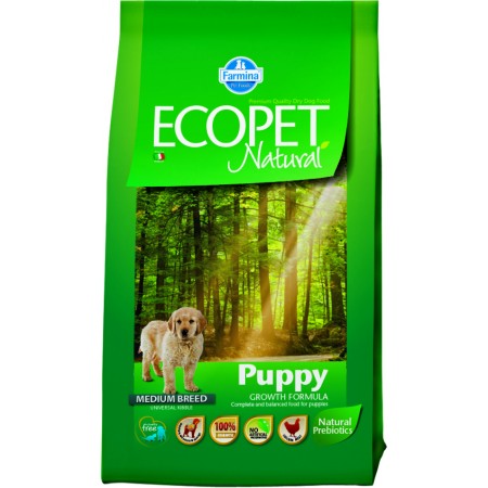 ECOPET NATURAL PUPPY MEDIUM 2.5 кг