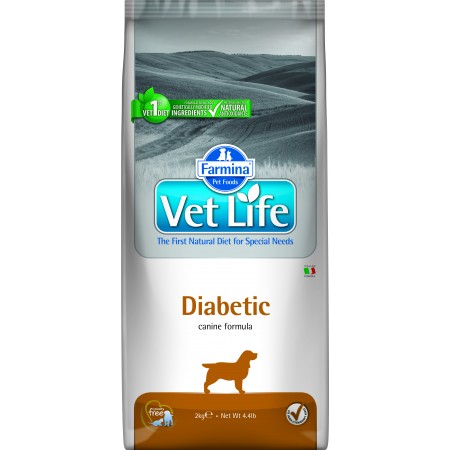 VET LIFE DOG DIABETIC, 2 кг