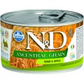  N&D DOG ANCESTRAL GRAIN CANINE BOAR & APPLE ADULT MINI WET FOOD 140г