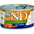 N&D DOG ANCESTRAL GRAIN CANINE LAMB & BLUEBERRY ADULT MINI WET FOOD 140г