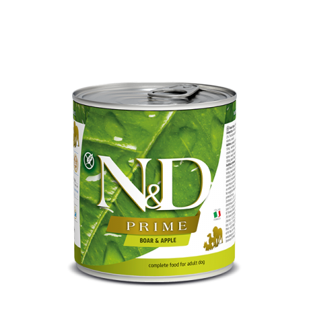  N&D DOG PRIME BOAR AND APPLE WET FOOD 285гр