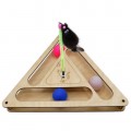 Игровой комплекс Треугольник с шариками и игрушкой на пружине