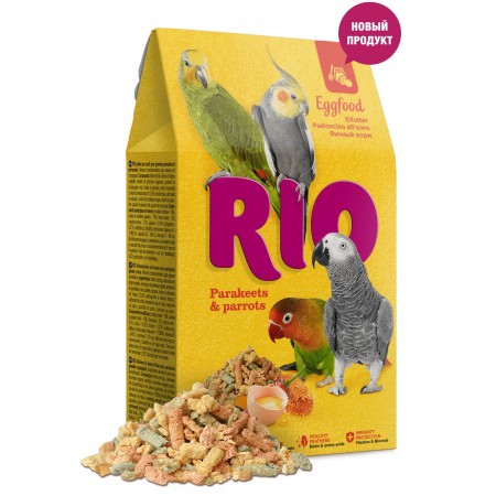 Яичный корм для средних и крупных попугаев RIO 250г