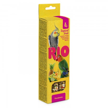 Палочки для средних попугаев с тропическими фруктами RIO 2 х 75г