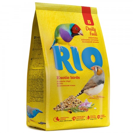 Корм для экзотических птиц RIO.  Основной рацион 1кг